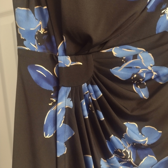 CONNECTED APPAREL Floral Sleeveless Sheath Dress Sz 8P - Picture 3 of 4